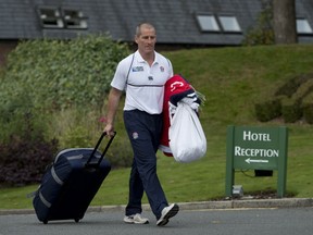 Stuart Lancaster has resigned as coach of the England men's rugby team. OLI SCARFFOLI SCARFF/AFP/Getty Images