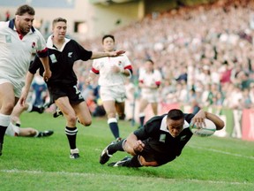 All Blacks legend Jonah Lomu has passed away aged 40. Lomu played 63 Tests for New Zealand, scoring 37 tries.  Mandatory Credit: Dave Rogers /Allsport