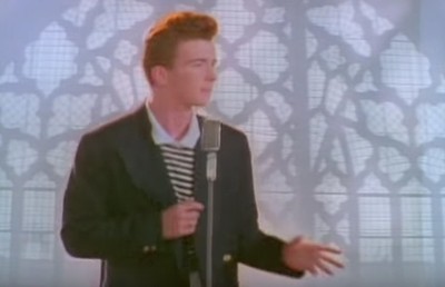 Never Gonna Cone You Up, Rickroll