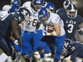 UBC crushed St. F-X in the Uteck Bowl on Saturday, sending them to their first Vanier Cup in 18 years. THE CANADIAN PRESS/Andrew Vaughan