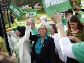 Elizabeth May won her Saanich-Gulf Islands riding but, once again, she was the lone Green candidate to get elected.