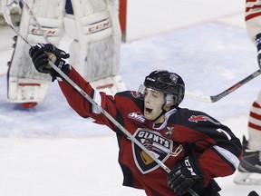 Ty Ronning scored one of the Vancouver Giants' goals in a 5-3 loss in Seattle Friday. (Getty Images Files.)
