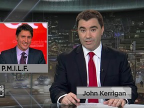 John Kerrigan satirizes news, much of it local to B.C., on his new Countdown Facebook series.