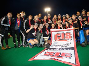 Evem when they are underdogs, the UBC women's field hockey program wins national titles, like they did Sunday in Victoria. (Photo -- APShutter.com)