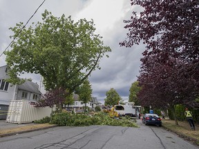 A windstorm like this one in August is predicted to hit Metro Vancouver Tuesday morning.