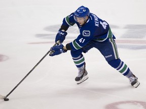 Ronalds Kenins played 30 games for the Canucks in 2014-15.