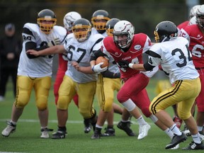 Carson Graham running back Flynn Heyes has charged past the disappointment of 2013. (PNG file photo)