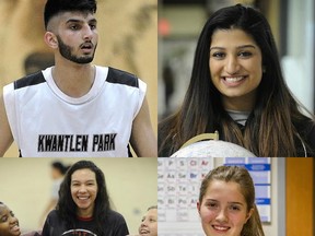 Our 2015 Difference Makers (clockwise from top left): Sukhi Multani, Inaara Merani, Meaghan MacKenzie, Lauren Powell. (PNG photos)