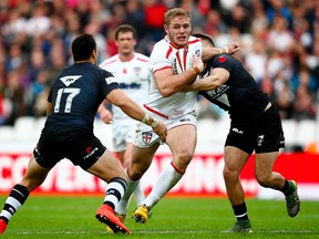 Rugby league star Tom Burgess was put through the paces this week by the NFL's New York Giants. Could rugby union stars follow him and Jarryd Hayne in chasing American football contracts? (Jordan Mansfield/Getty Images)