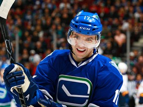 Radim Vrbata recorded his sixth career hat-trick Monday by getting to today's tougher scoring areas. (Getty Images via National Hockey League).