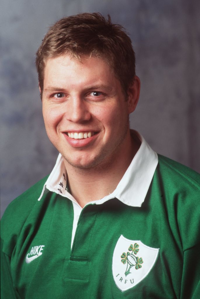 4 NOV 1994: GABRIEL FULCHER OF THE IRELAND RUGBY UNION TEAM DURING A SQUAD PHOTOCALL IN DUBLIN. Mandatory Credit: David Rogers/ALLSPORT