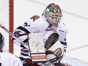 Could the Portland Winterhawks be willing to trade goaltender Adin Hill?
(Photo by Ben Nelms/Getty Images)