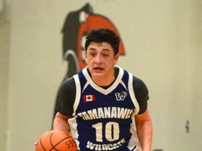 Tamanawis' Grade 10 sensation Miguel Tomley scored 51 points Friday against Walnut Grove. (Howard Tsumura, PNG)