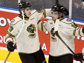 Bo Horvat, left, has played both against and with Max Domi, right, countless times over the years, including an impressive run on the London Knights. Now both are living the NHL dream. (CP files)