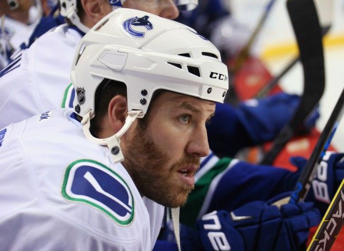 Brandon Prust sat out his third-straight game Tuesday amid speculation he could be moved at the Jan. 29 trade deadline (Getty Images via National Hockey League),