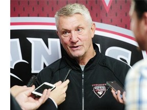 Lorne Molleken's Vancouver Giants lost both ends of a weekend doubleheader to the Kamloops Blazers. (Province Files.)