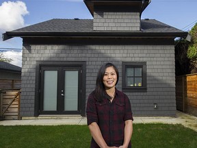 Krystal Yee is happy to rent a laneway house in Mount Pleasant because it's closer to work and less expensive than trying to buy in the superheated Vancouver real estate market. (Gerry Kahrmann, PNG)