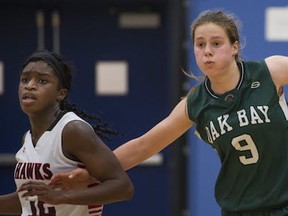 Oak Bay's Sophie de Goede brings a huge motor to the hardwood courtesy of rugby. (PNG file photo)