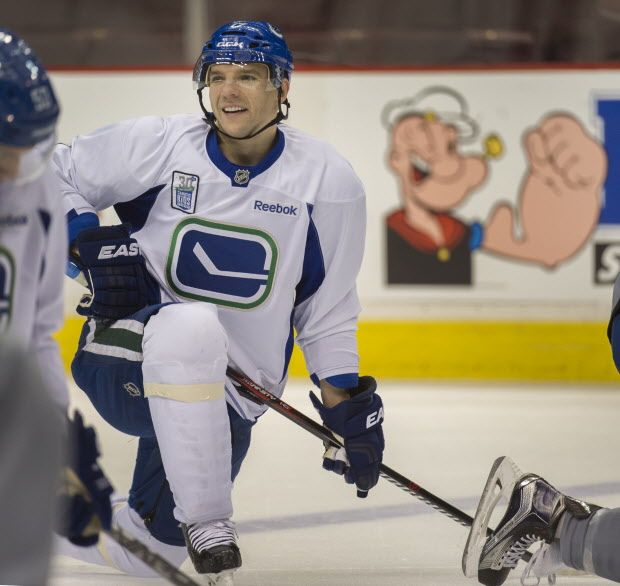 VANCOUVER, BC - MARCH 2, 2016, - Radim Vrbata during Vancouver Canucks practice at Rogers Arena in Vancouver, BC. March 2, 2016.  (Arlen Redekop / PNG photo) (story by reporters)  [PNG Merlin Archive]