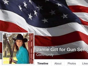 Jamie Gilt appears to have maintained a pro-gun Facebook site, which was inundated with comments before it was taken down after she was shot in the back by her four-year-old son.