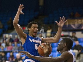 When it comes to making a defensive statement, UBC's Jordan Jensen-Whyte has set the standard on the Point Grey campus. (Richard Lam, UBC athletics)