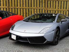 A Lamborghini was one of the 13 high-end cars impounded for racing on Highway 99 during rush hour in 2011.