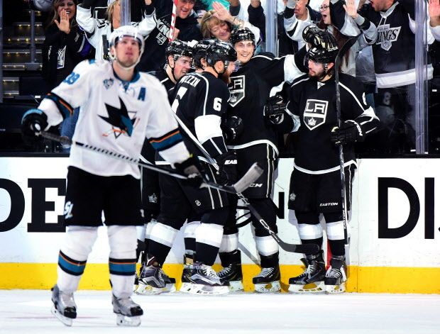 Sharks vs. KIngs from Saturday night. (Photo by Harry How/Getty Images) 