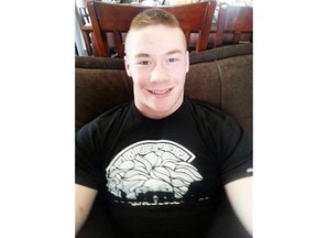 ABBOTSFORD, B.C.: September 24, 2015 -- Undated handout photo of Alex Gervais. The 18-year-old in foster care fell to his death at an Abbotsford hotel  on Sept. 18, 2015. Handout photo from Alex's friend Dylan Pelly.
