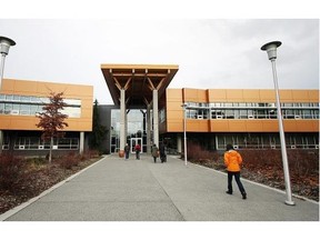 The administrative services building at the University of Victoria