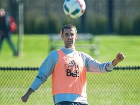 Andrew Jacobson is expected to suit up Saturday for his first game with the Whitecaps.