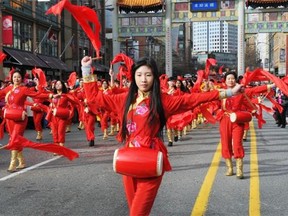 The annual Chinatown parade returns to Pender Street on Sunday, Feb. 14, to celebrate the start of the Year of the Monkey. (Pictured is last year's parade.)