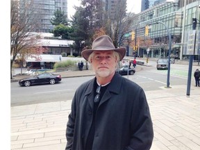 Blair Wilson is shown outside B.C. Supreme Court in Vancouver.