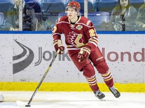 Chilliwack Chiefs defenceman Dennis Cholowski is being tabbed as a potential first-round pick in this June’s NHL Draft.  — Garrett James photography