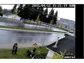 CHILLIWACK, B.C.: UNDATED — These are screen grabs from a compilation video posted to YouTube by resident Rob Iezzi. The intersection is Williams and Reece, where car accidents, criminal activity, and weird going ons have been recorded all through 2015. Iezzi was compiled some of the most insane clips to a 12-minute video on YouTube, which has had over a million hits in just two weeks.