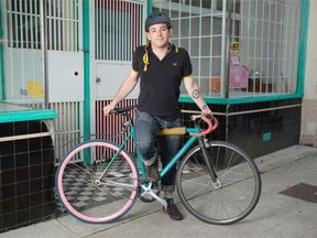 David Jackman says his life isn’t complete without this custom-built Marinoni bike in it. It was stolen near Main and Georgia streets Wednesday. — David Jackman