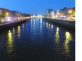 Dublin’s River Liffey at night. Lance Hornby/Toronto Sun