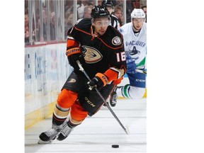 Emerson Etem started out his NHL career with the Anaheim Ducks before being traded to the New York Rangers, where he lasted 19 games this season. Now he’s been traded again, this time to his former junior coach’s team, the Canucks.