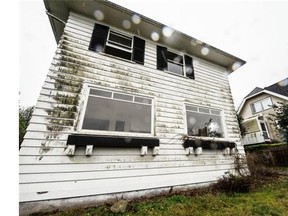 An empty house in the 4100-block West 8th Avenue in Vancouver as it appeared on Feb.  3.   Steve Bosch/PNG
