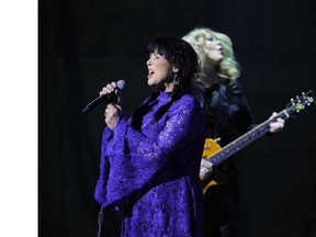 Heart — Nancy Wilson on guitar and Ann Wilson on vocals — thrill their longtime fans in concert at Orpheum Theatre in Vancouver on Tuesday, March 8, 2016.