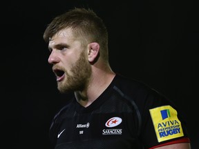 George Kruis might've been eye-gouged, and he might've bit someone.  (Photo by Michael Steele/Getty Images)