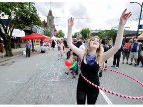 Planning for this year's edition of Car Free Day begins in earnest this weekend with the first of several meetings. Pictured is a reveler at the 2014 event.