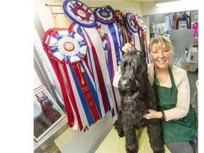 Janine Starink and her Giant Schnauzer Abbey are heading to New York for the Best in Show.