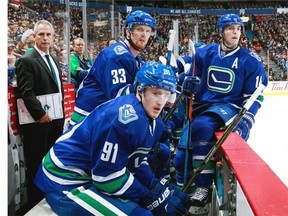 Jared McCann (#91) says he has modelled himself both on and off the ice after Daniel Sedin.