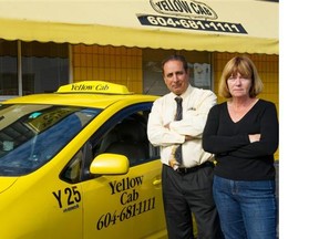 Kulwant Sahota and Carolyn Bauer of Vancouver's Yellow Cab are upset the B.C. regulator has failed to issue more taxi licences.