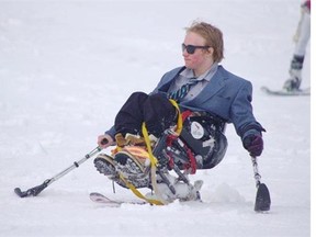 Landon McGauley says in an online account of his accident that he made the transition from standup skier to sit-skier the very next winter.   — sarahburkefoundation.com