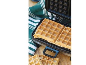 Red Lentil Waffles can be stored in the freezer for a quick, heart-healthy breakfast.