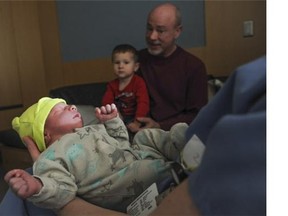 This little fellow, born five seconds after midnight on Jan. 1, 2015, to Darlene Henley at Peace Arch Hospital, was B.C.'s first born of 2015.