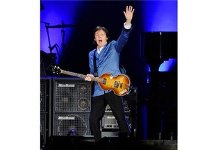 Music legend Paul McCartney will play Vancouver again on April 19 and 20. Tickets go on sale on Monday. He last played here in 2012, pictured.