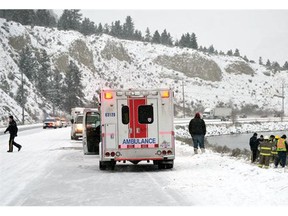 Police say extreme winter conditions may have contributed to a fatal crash on Highway 97 near Summerland and are urging drivers to use caution and get winter tires.