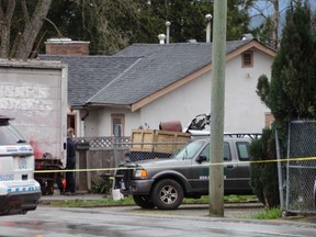 RCMP responded to reports of multiple shots fired into a home at 132nd St. and 110th Ave. around 7 a.m. Sunday morning.